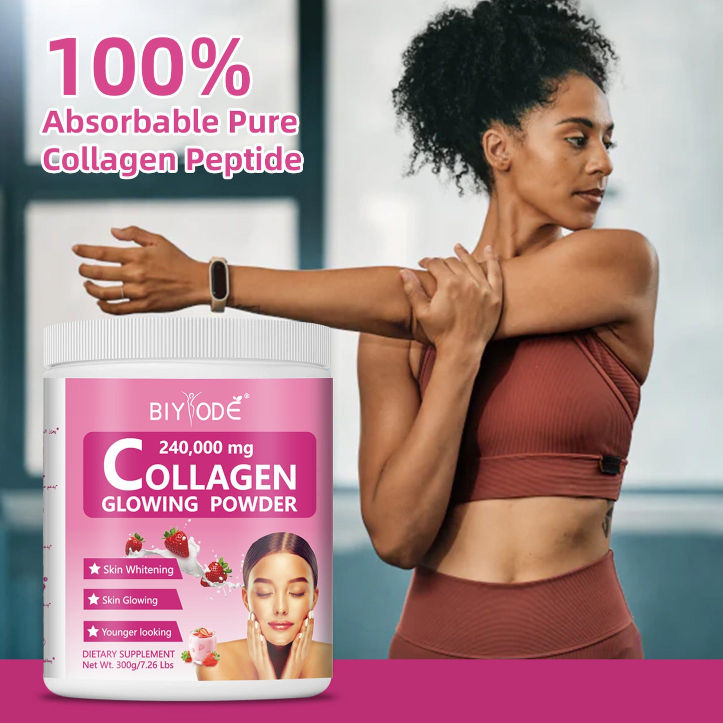 OEM / ODM Collagen Glowing Powder Protein Drink