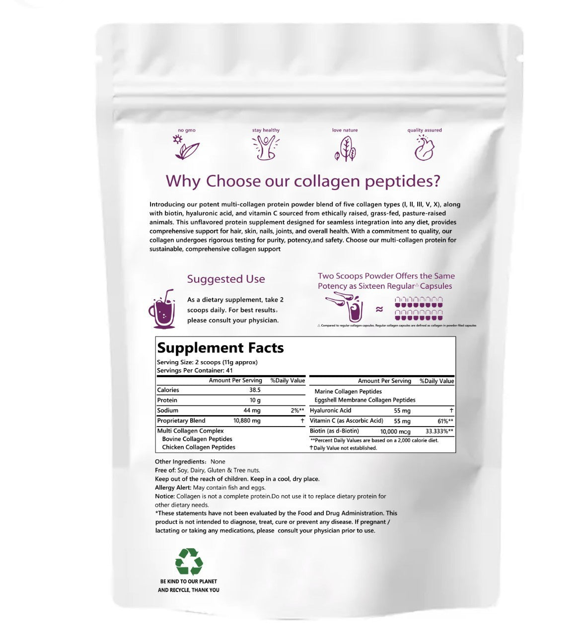 Dr. Ohhira Multi Collagen Peptide Powder