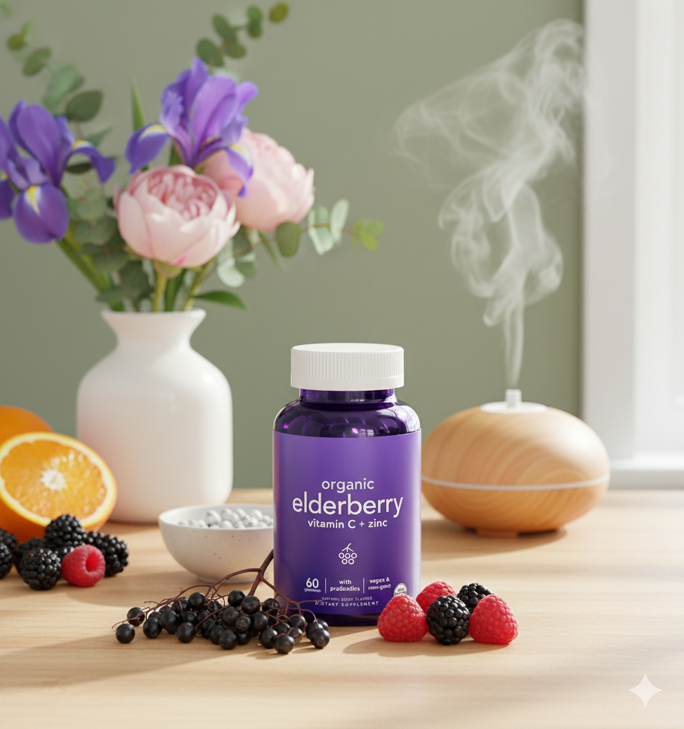 Soft-Chew Elderberry Gummies