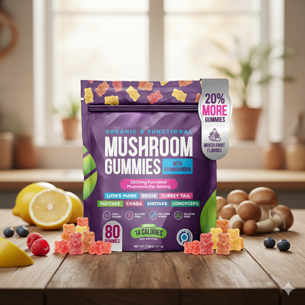 Mushroom Collagen Supplement Soft Candy